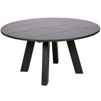 ESSTISCH Rhonda Schwarz L: 150cm - Schwarz, MODERN, Holz (150/150/75cm) - Livetastic