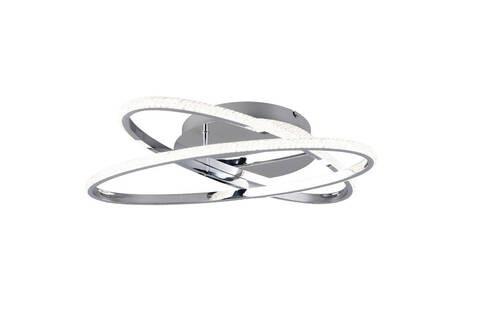 LED-Deckenleuchte R67802106 Lane - Chromfarben, KONVENTIONELL, Metall (58/9cm)