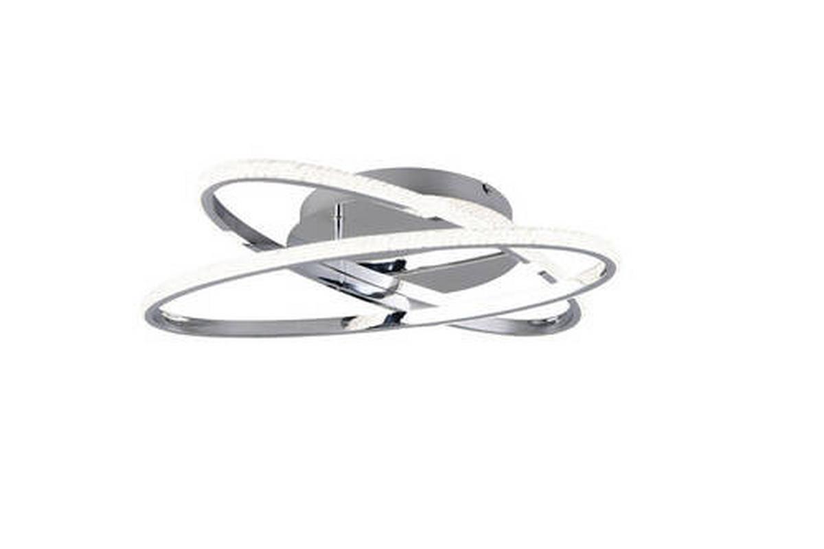 LED-Deckenleuchte R67802106 Lane - Chromfarben, KONVENTIONELL, Metall (58/9cm)
