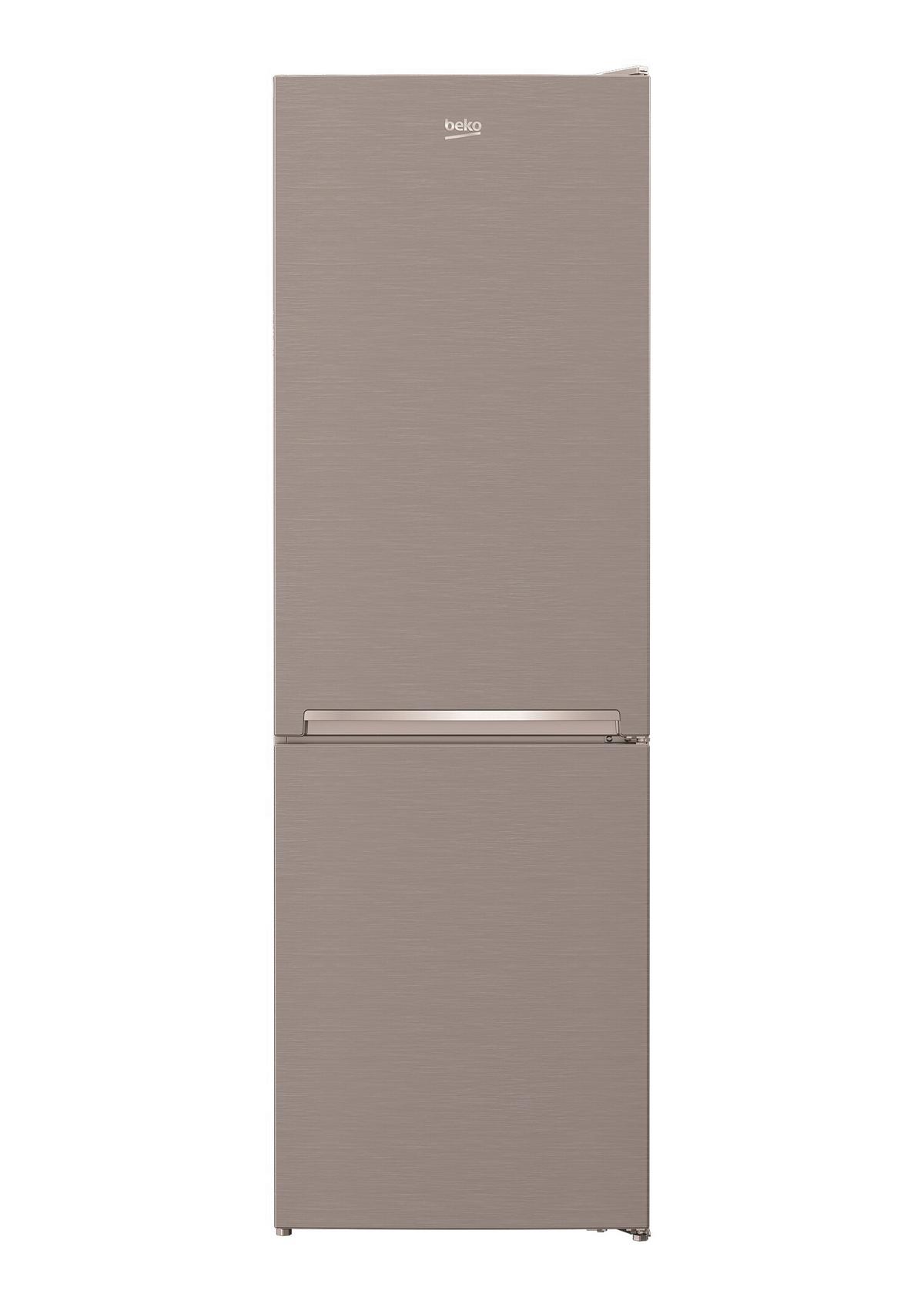 Kühl-Gefrier-Kombination Rcsa366k40xbn - Edelstahlfarben, Basics, Kunststoff/Metall (59,5/185,2/67cm) - Beko