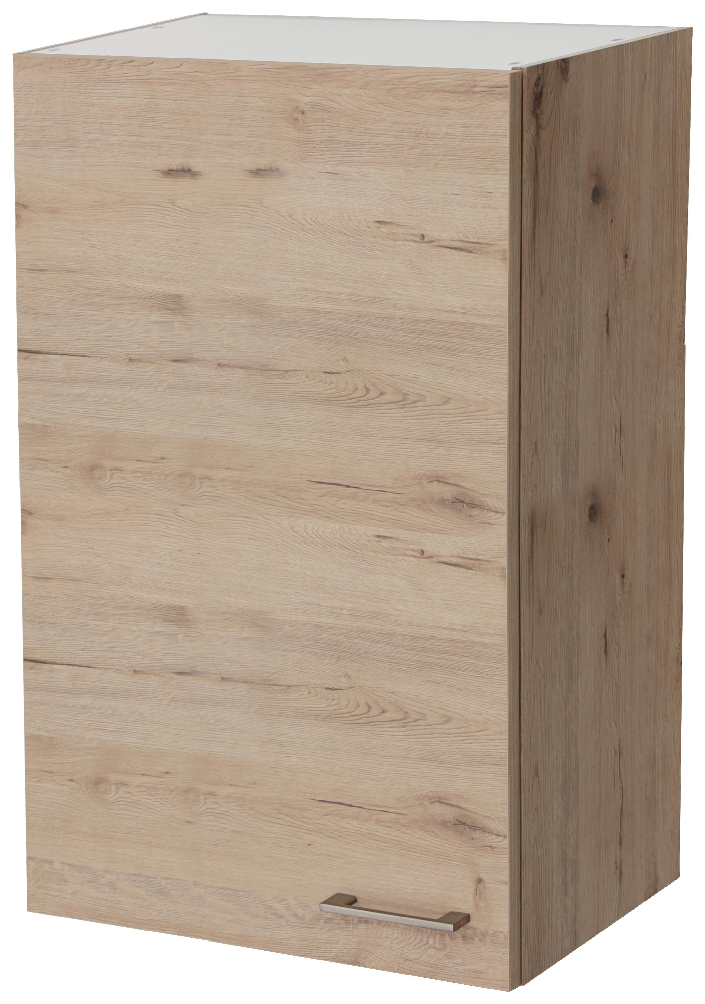 Kuchynská horní skřiňka RIVA dekor dub San Remo, 60cm - dub San Remo/barvy nerez oceli, Moderní, kov/kompozitní dřevo (60/89/32cm) - MID.YOU