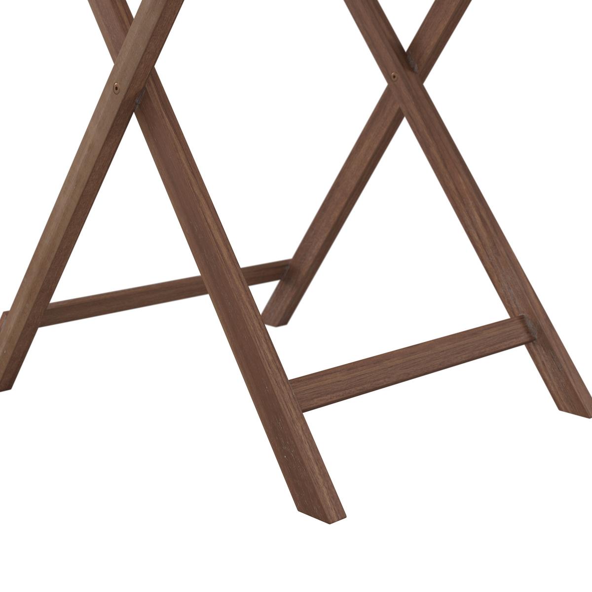 SADA NA BALKON EFFIE - barvy akácie, Moderní, dřevo/plast (60/76/60cm) - Bessagi Garden