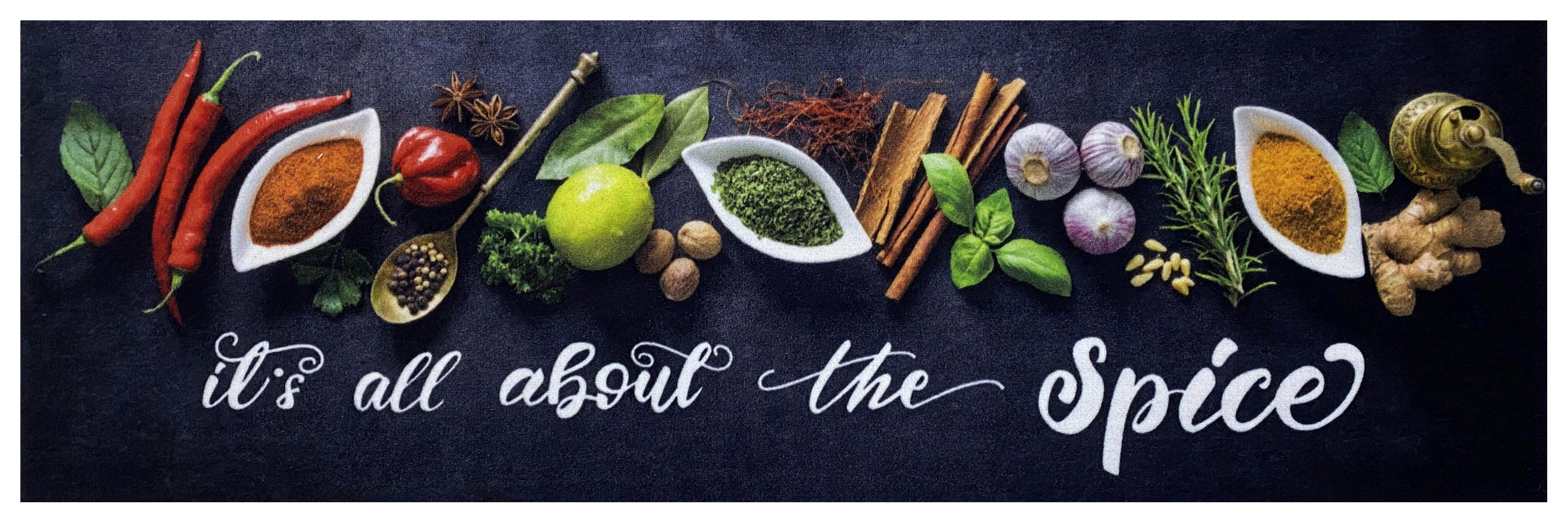 Teppich Läufer Schwarz Amy 50x150 Cm