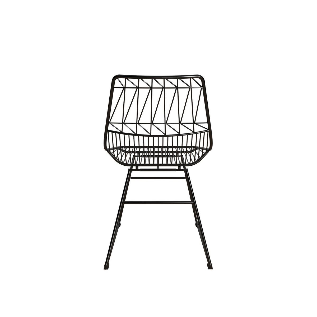Stuhl Astrid Schwarz B: 55 Cm - Schwarz, Design, Metall (55/79/47cm) - MID.YOU