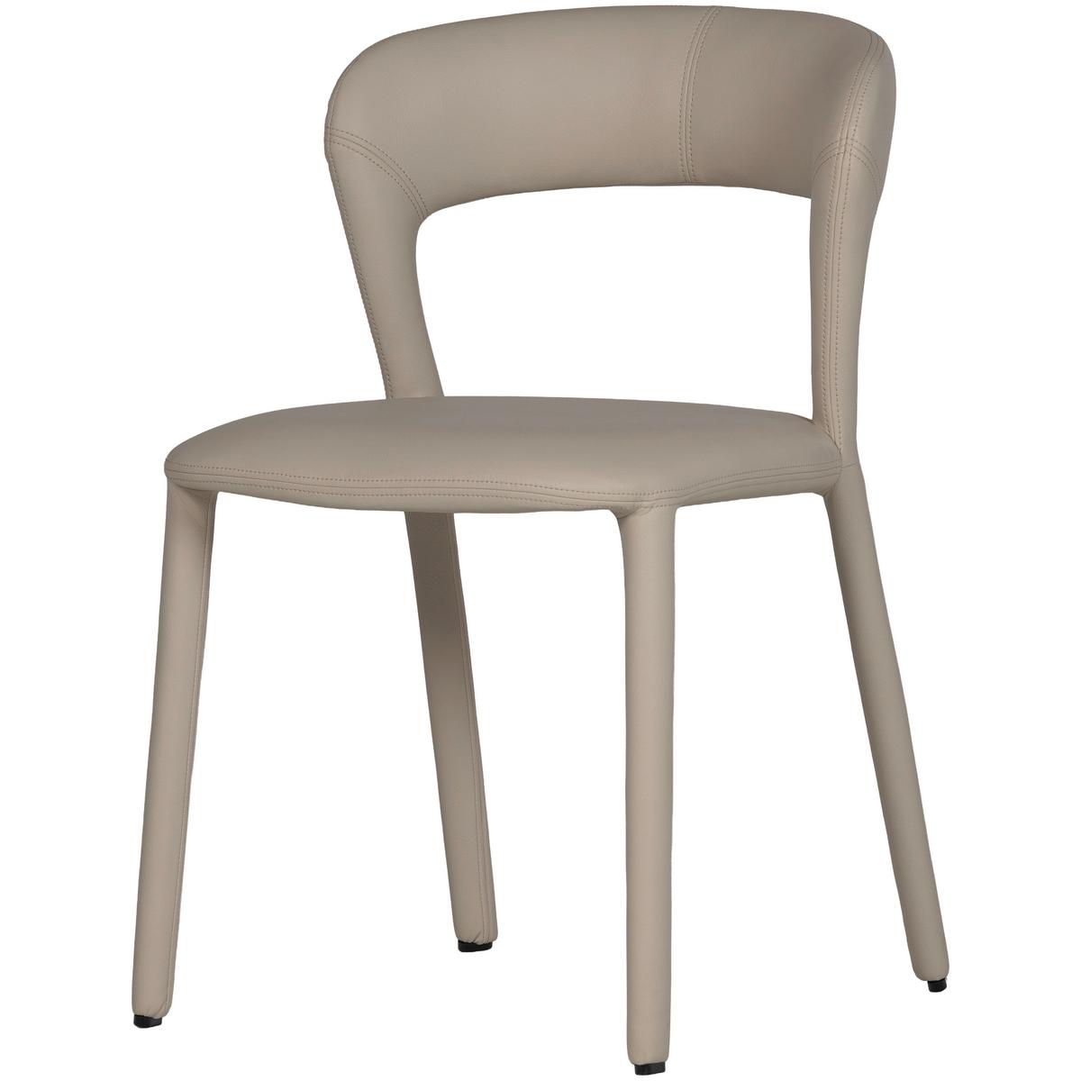 Stuhl-Set Noble Beige B: 51cm - Beige, MODERN, Kunststoff/Textil (51/76/56cm) - Livetastic