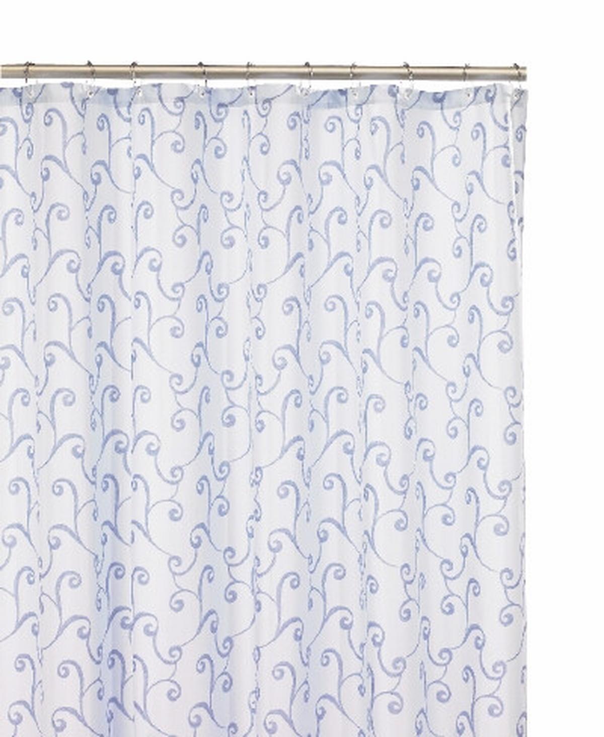 Duschvorhang Carola 180x200 Cm Blickdicht - Multicolor, KONVENTIONELL, Textil (180/200cm) - Ondega