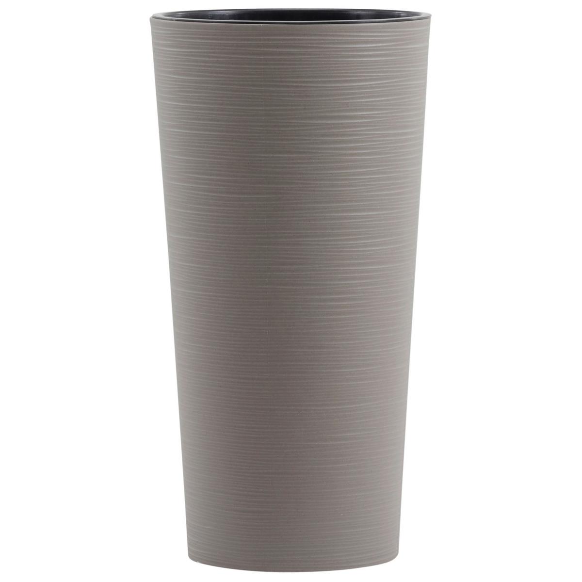 Übertopf-Set Grau 2-teilig - Grau, Basics, Kunststoff - Siena Garden