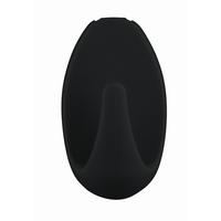 Klebehaken Schwarz B: 2,5 Cm - Schwarz, Trend, Kunststoff (2,5/4,5/1,7cm) - Tesa