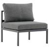 Loungesessel Copacabana - Schwarz/Grau, KONVENTIONELL, Metall (70/65/74cm) - Gardenson