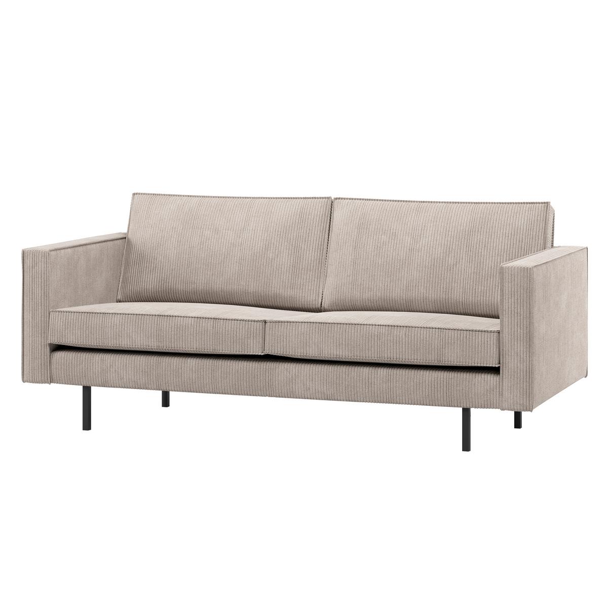 2,5-SITZER Rodeo Sandfarben B: 190cm - Sandfarben, MODERN, Textil (190/85/86cm) - Livetastic