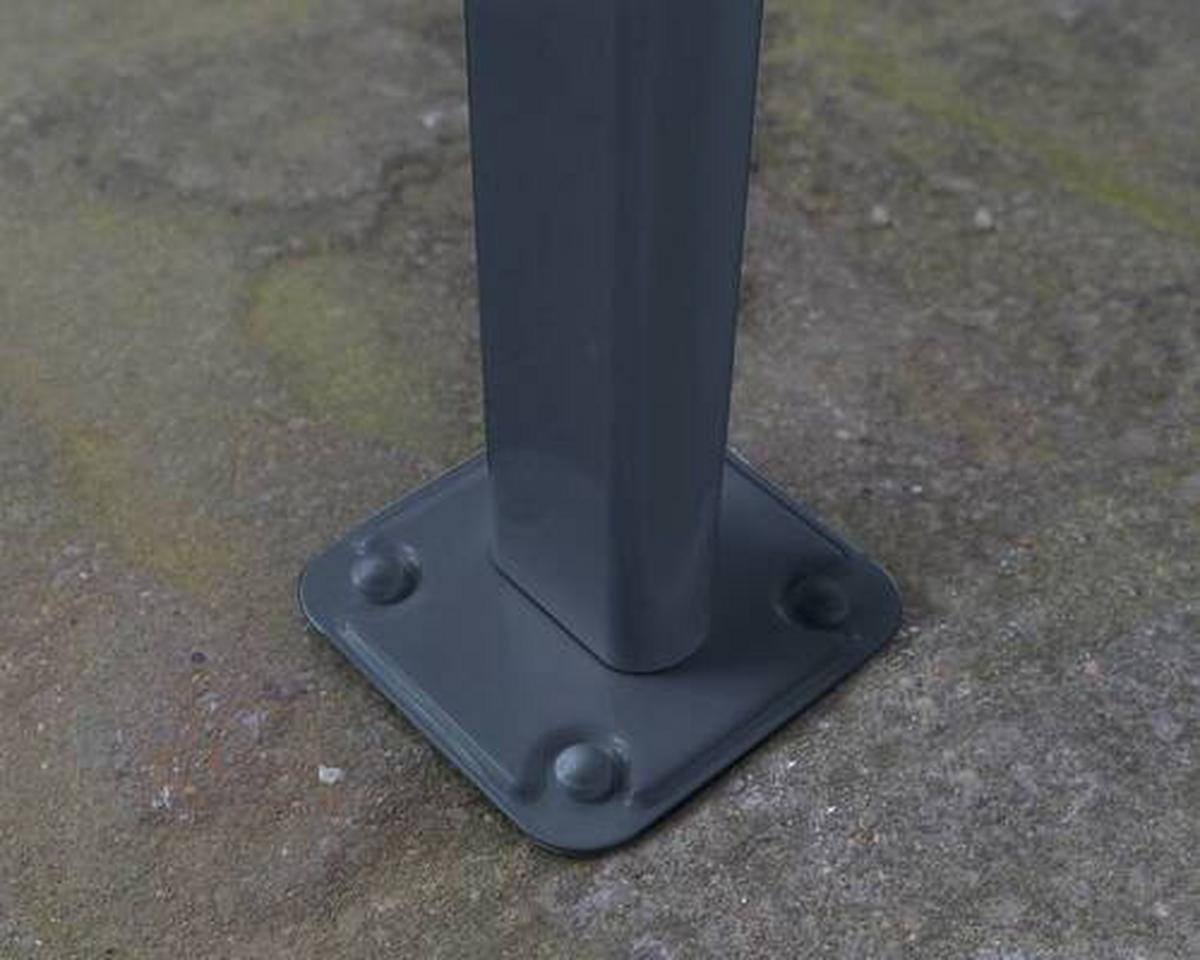 Terrassenüberdachung Palram Sierra 230x670 cm Grau - Grau, Basics, Metall (670/257/230cm)