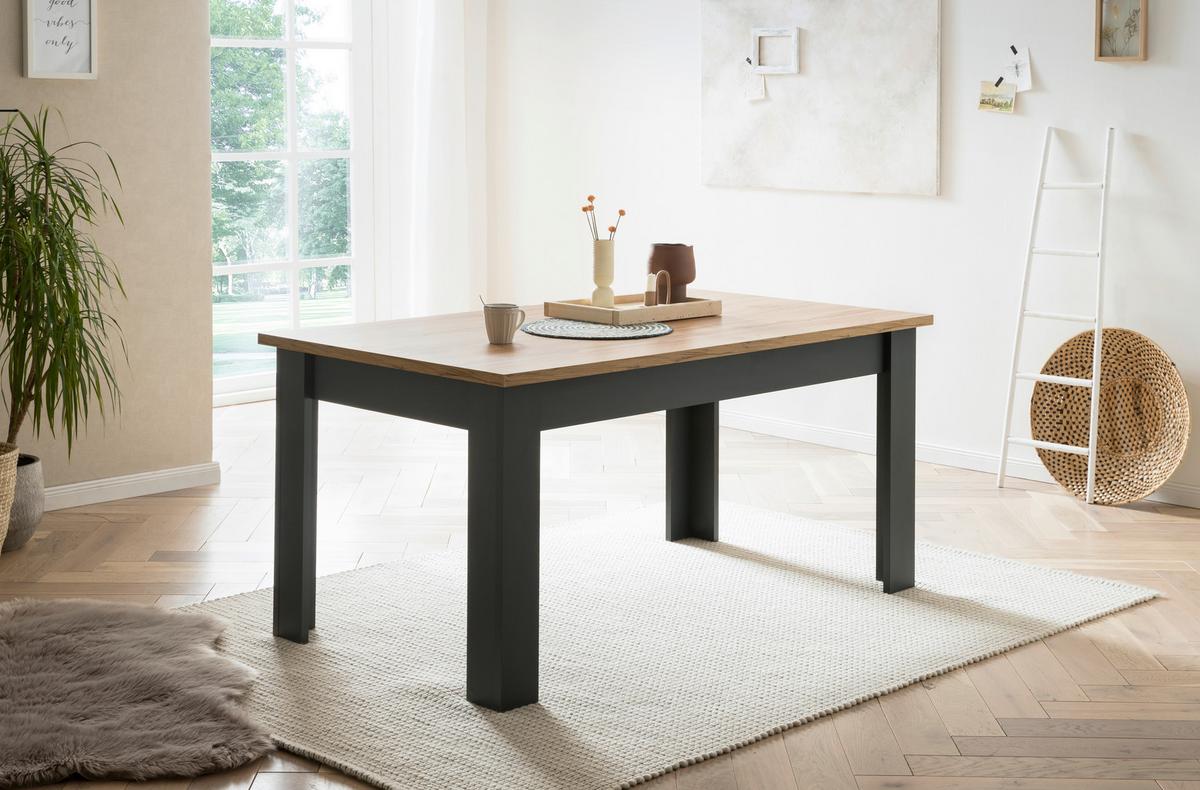 Esstisch Catania Anthrazit L: 160 Cm - Anthrazit, Design, Holzwerkstoff (160/90/76cm) - MID.YOU