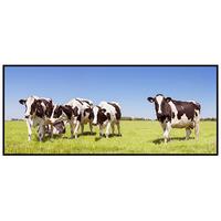 Leinwandbild Lisl - Multicolor/Schwarz, KONVENTIONELL, Holzwerkstoff/Kunststoff (120/50/2,8cm) - Luca Bessoni