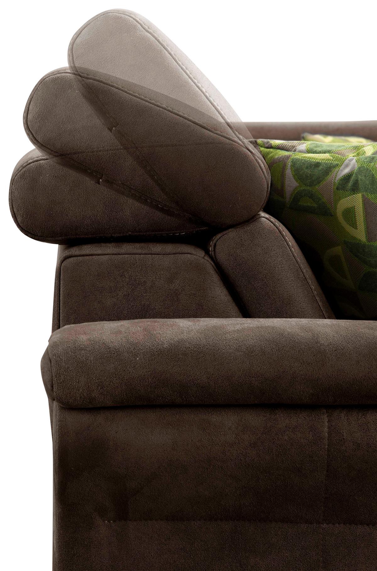 Ecksofa Arngast mokka, 245x194 cm - Eichefarben/Beige, KONVENTIONELL, Textil (245/194cm) - Sit & More
