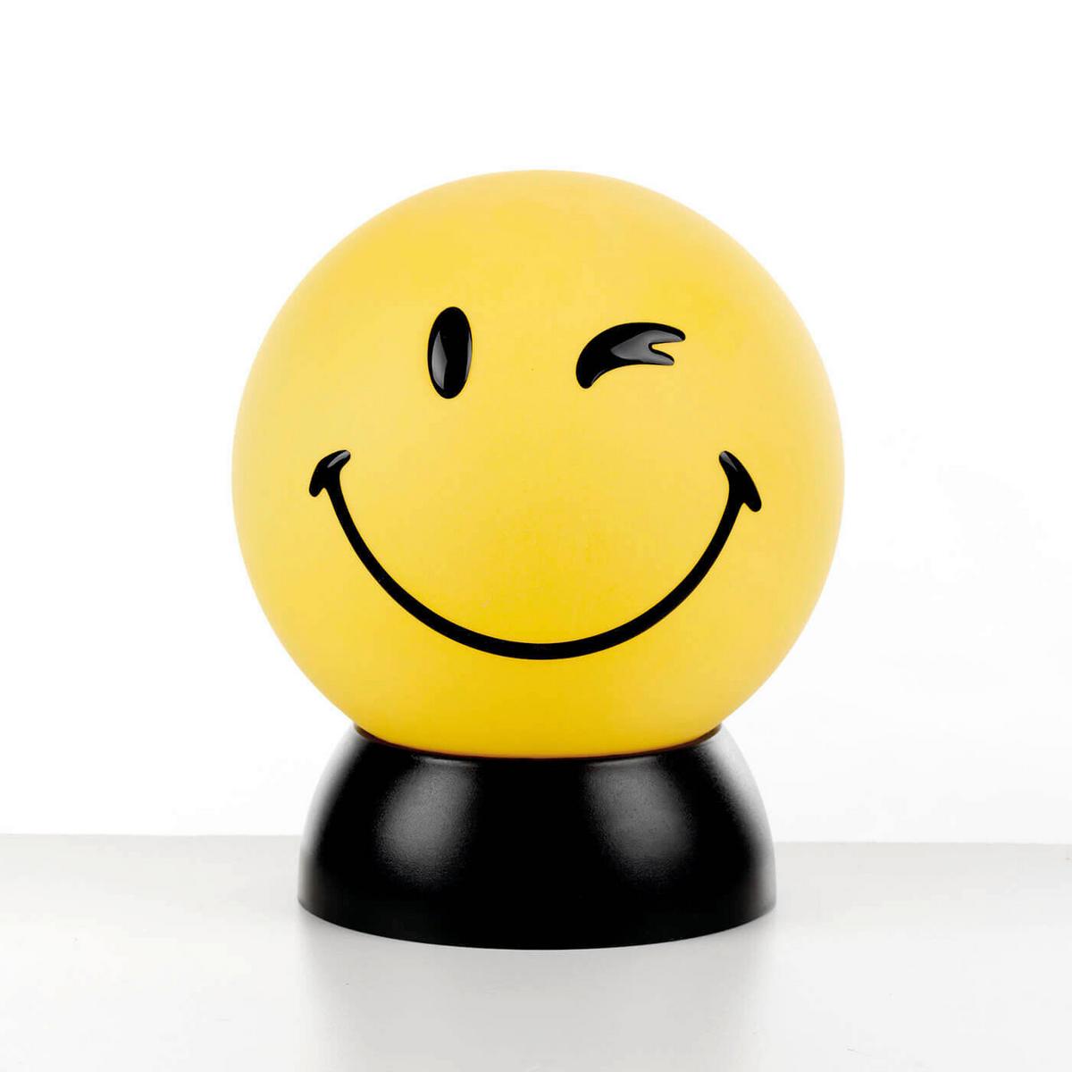 Kindertischleuchte Giallo Hellgelb L: 15 cm - Hellgelb/Schwarz, Basics, Kunststoff (15/15/20cm)