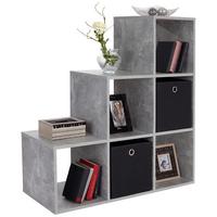Raumteiler Pisa B: 112 Cm Betonoptik - Grau, MODERN, Holzwerkstoff (112/114/35cm)