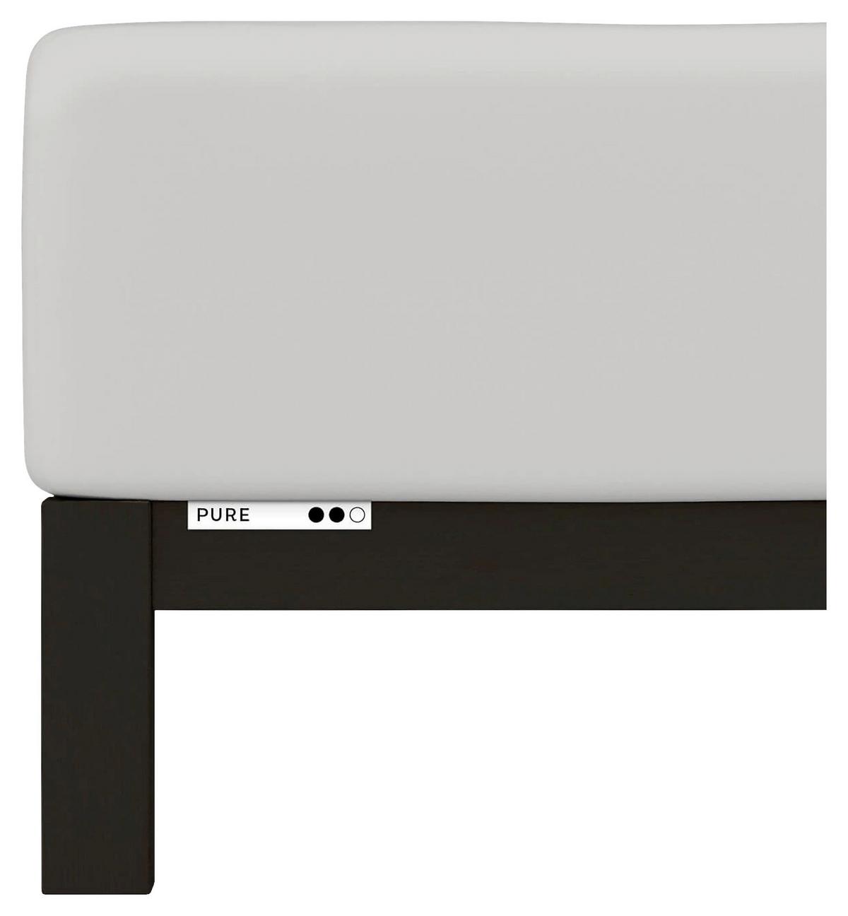 Boxspring-spannleintuch Pure Boxspring - Hellgrau, Basics, Textil (90-100/190-220cm) - Schlafgut