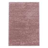 Hochflor Teppich Rosa Naturfaser Sydney 200x290 cm - Rosa, Basics, Textil (200/290cm)