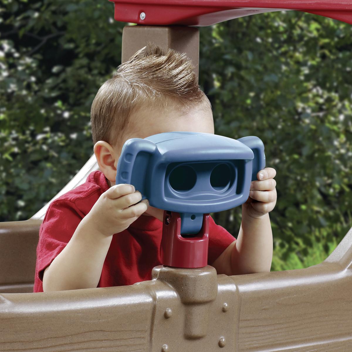 Spielturm Kunststoff Mit Kletterwand Hellgrün Steo - Hellgrün, KONVENTIONELL, Kunststoff (254/180,3/235cm) - Ambia Garden