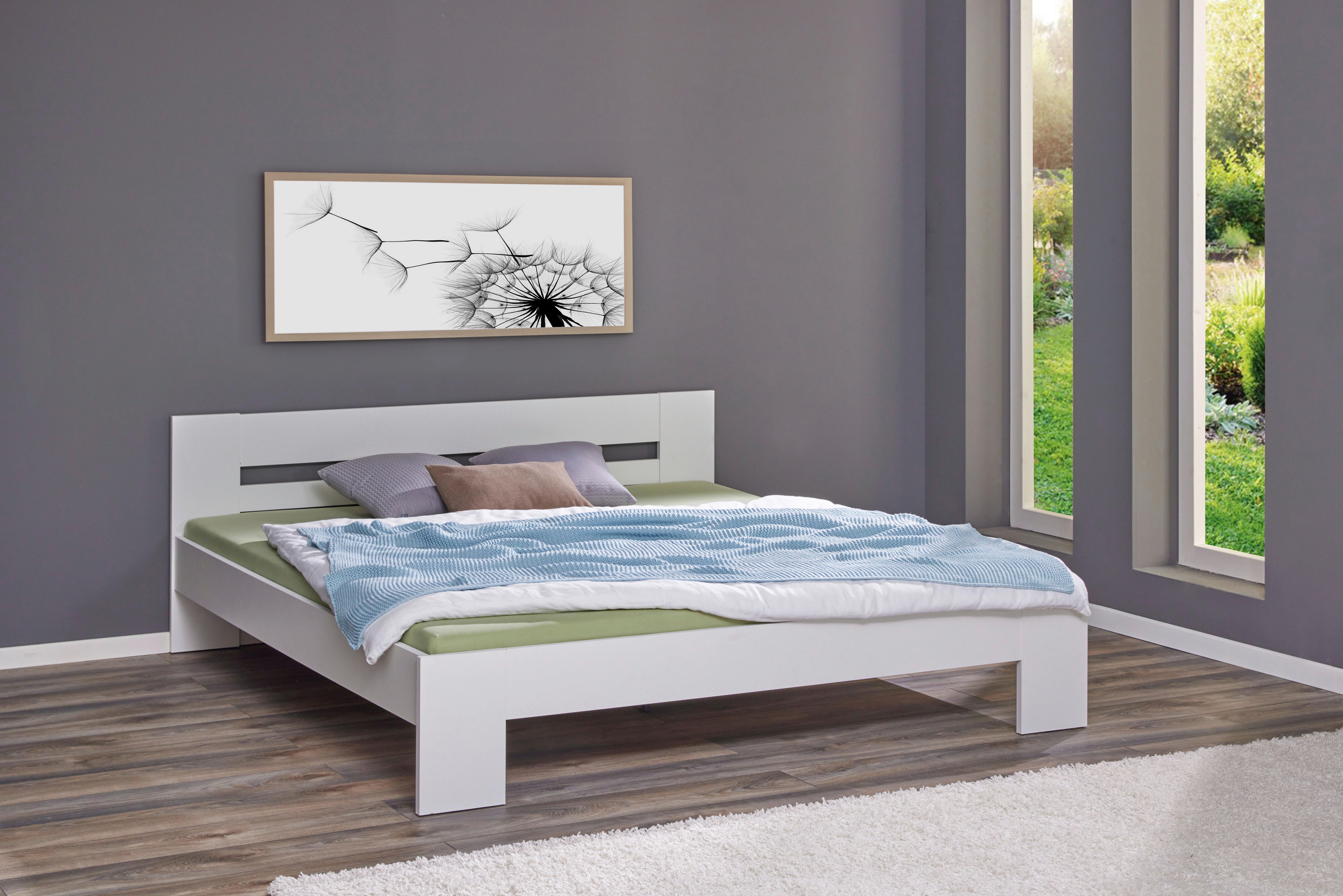 Bett Annik - Weiß, MODERN, Holzwerkstoff (180/200cm) - MID.YOU