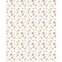 Vliestapete Magnolia Rapport - Rosa/Weiß, Basics (200/250cm) - Komar