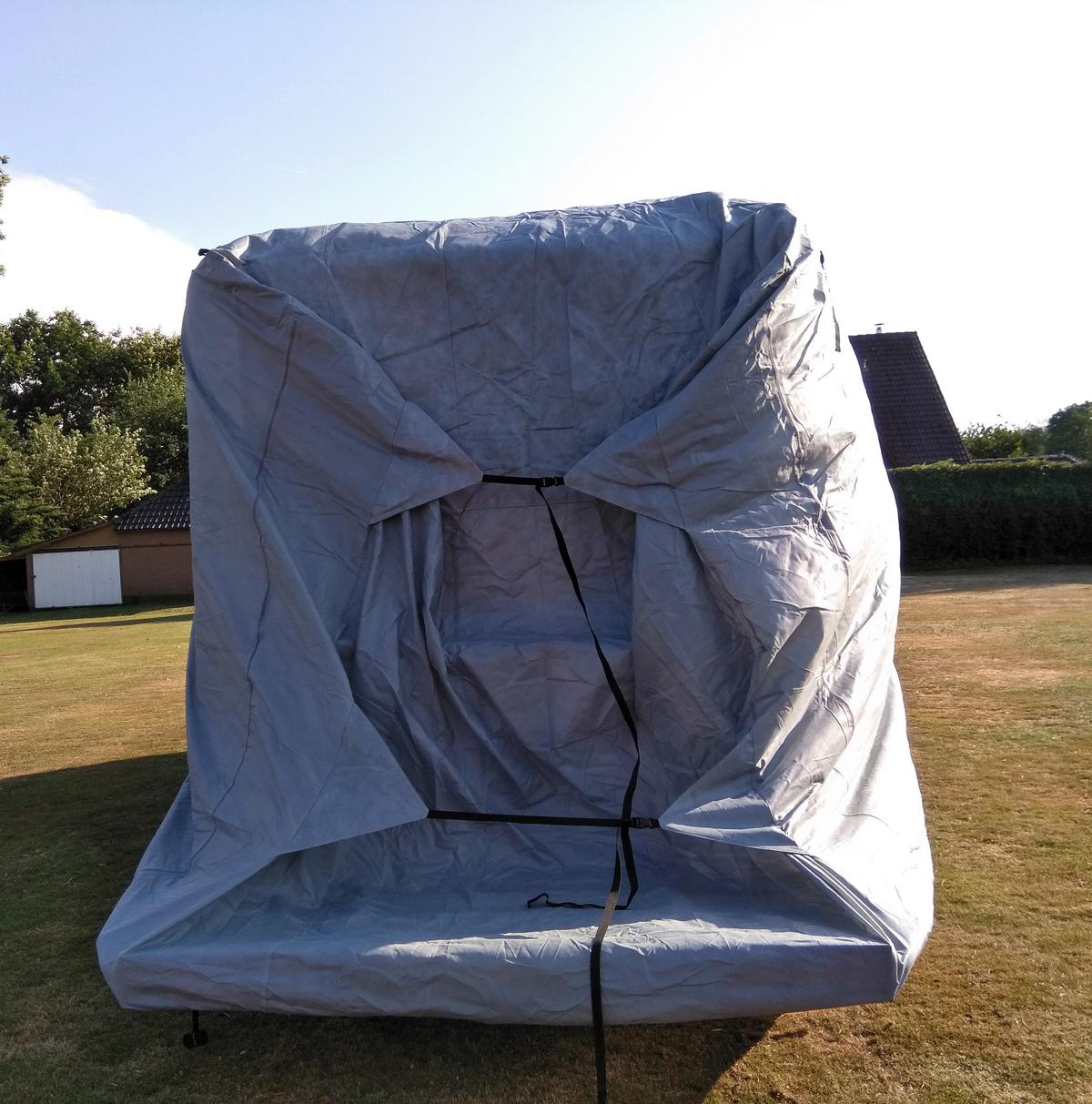 Schutzplane Abdeckplane Für Wohnmobil Gr. M Grau - Grau, Basics, Kunststoff (235/275/730cm)