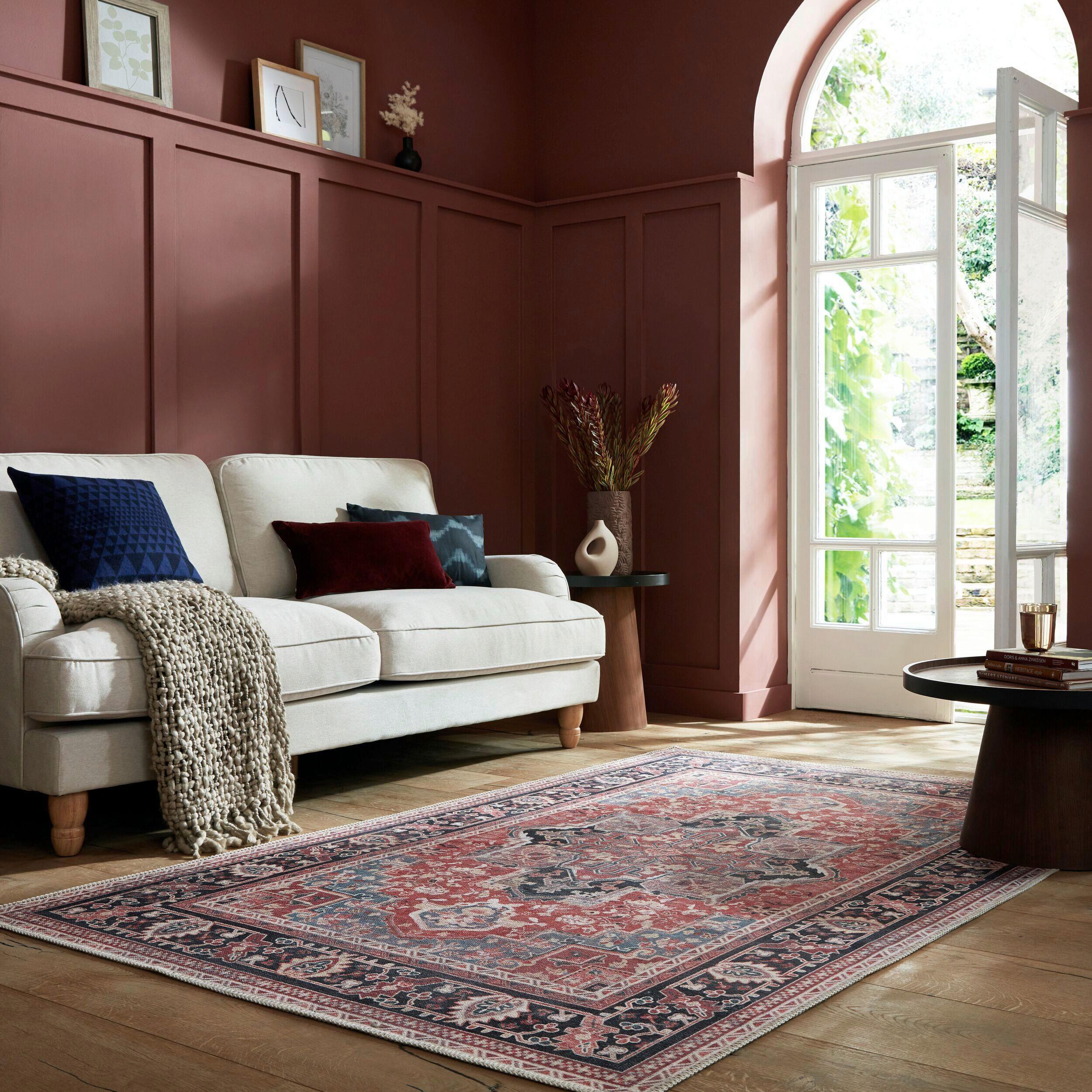 Flachwebteppich Windsor Traditional Re 120x170 - Rot, Basics, Textil (120/170cm)