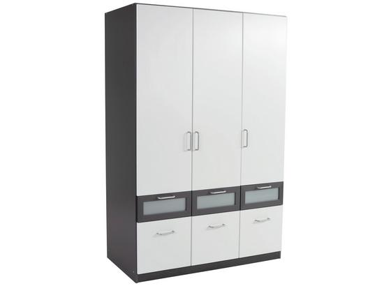 Šatná Skriňa Nagold-extra - sivá/biela, Konvenčný, kompozitné drevo (136/197/54cm) Šatná Skriňa Nagold-extra - sivá/biela, Konvenčný, kompozitné drevo (136/197/54cm)