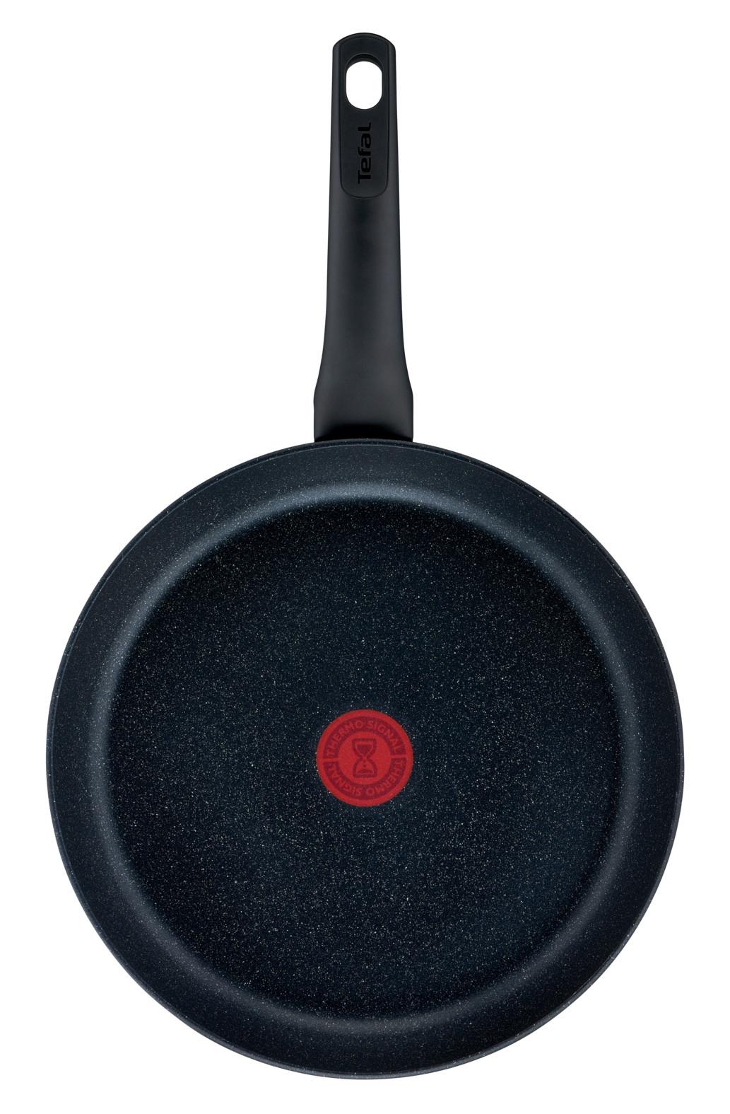Pfannenset Black Stone - Schwarz, Basics, Metall - Tefal