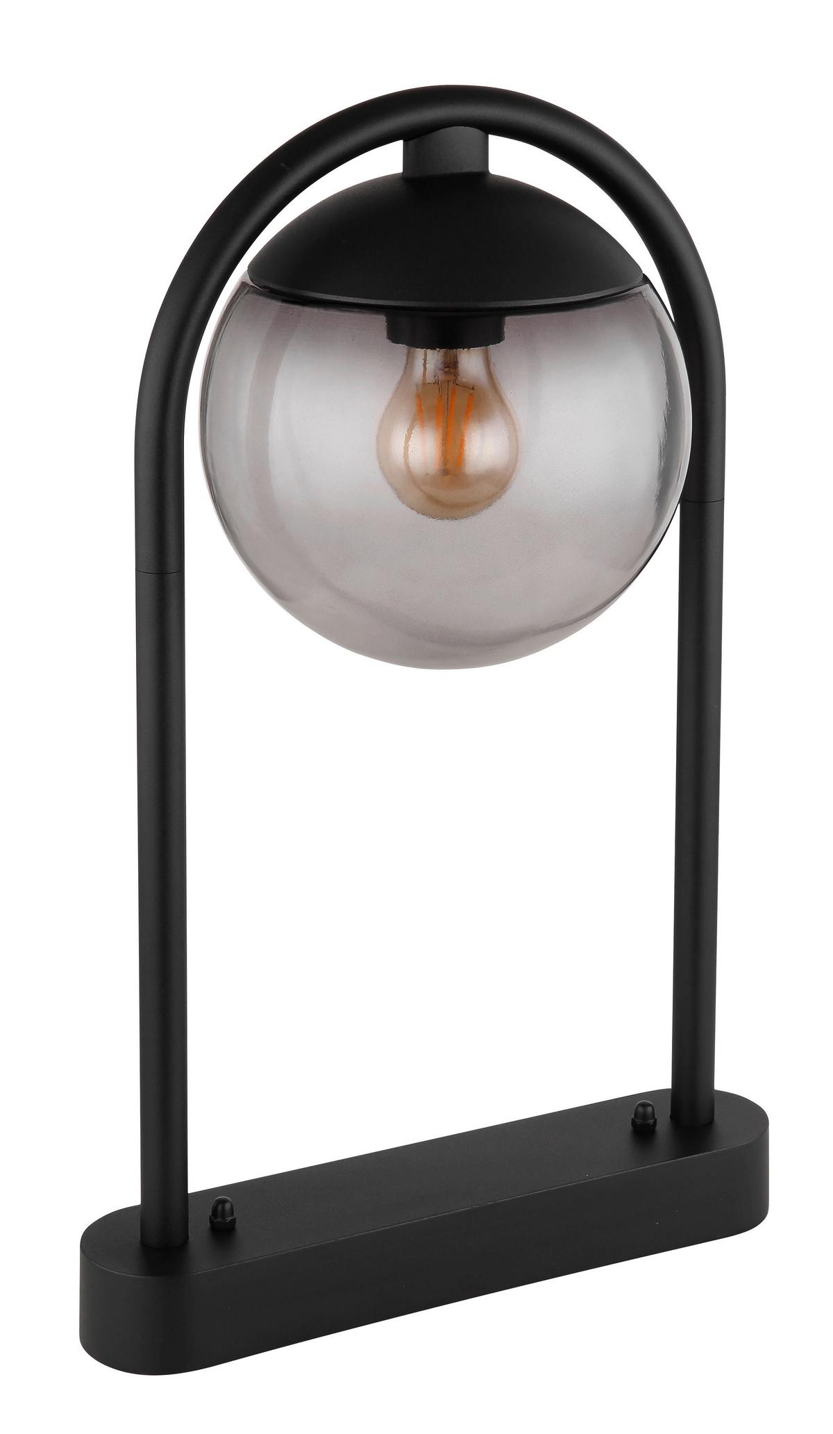 Außenwandleuchte 31812 - Schwarz, Basics, Glas/Metall (32/50cm) - Globo