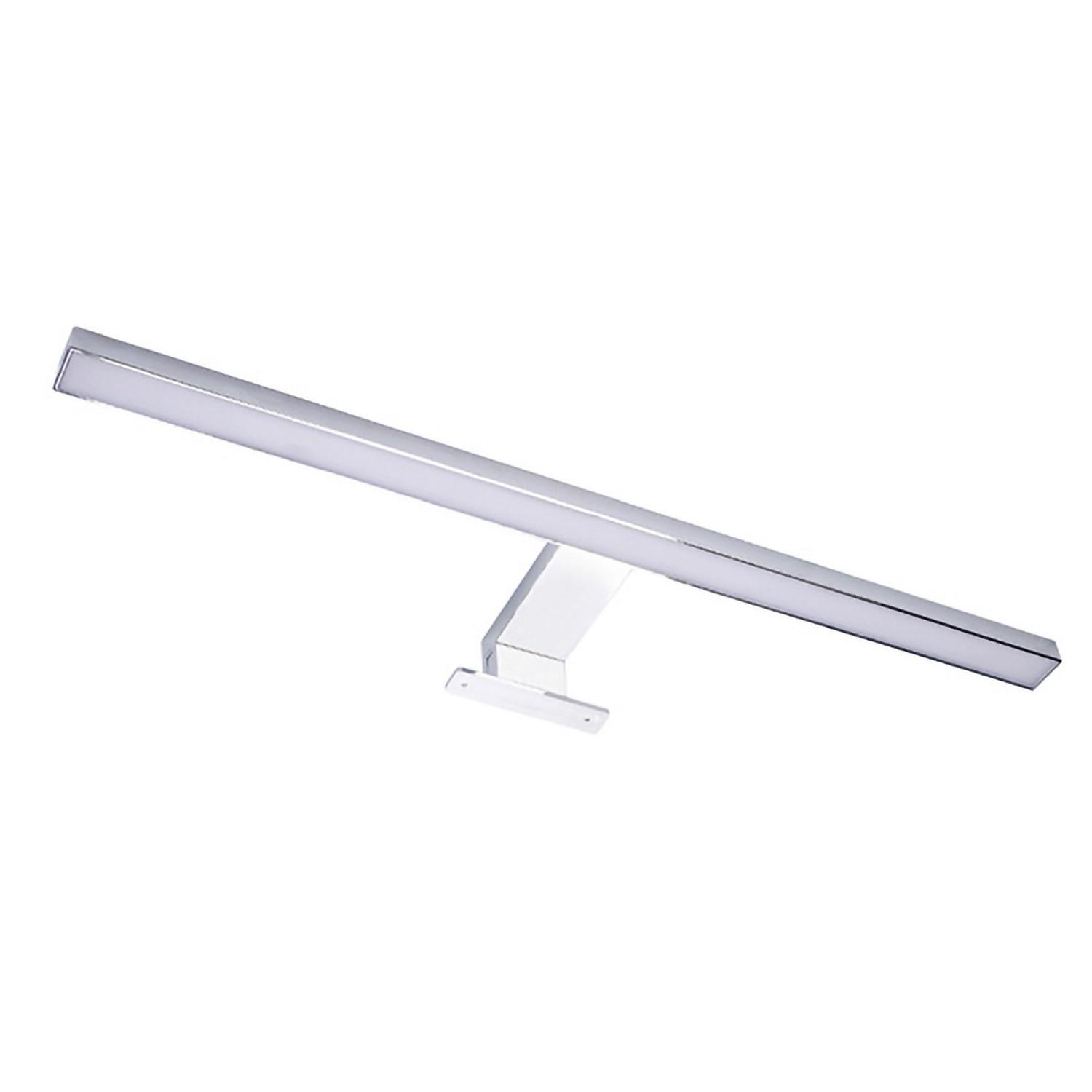 Badezimmer-Wandleuchte 4903/Ap50 - Silberfarben, Basics, Kunststoff (50/4/11cm)