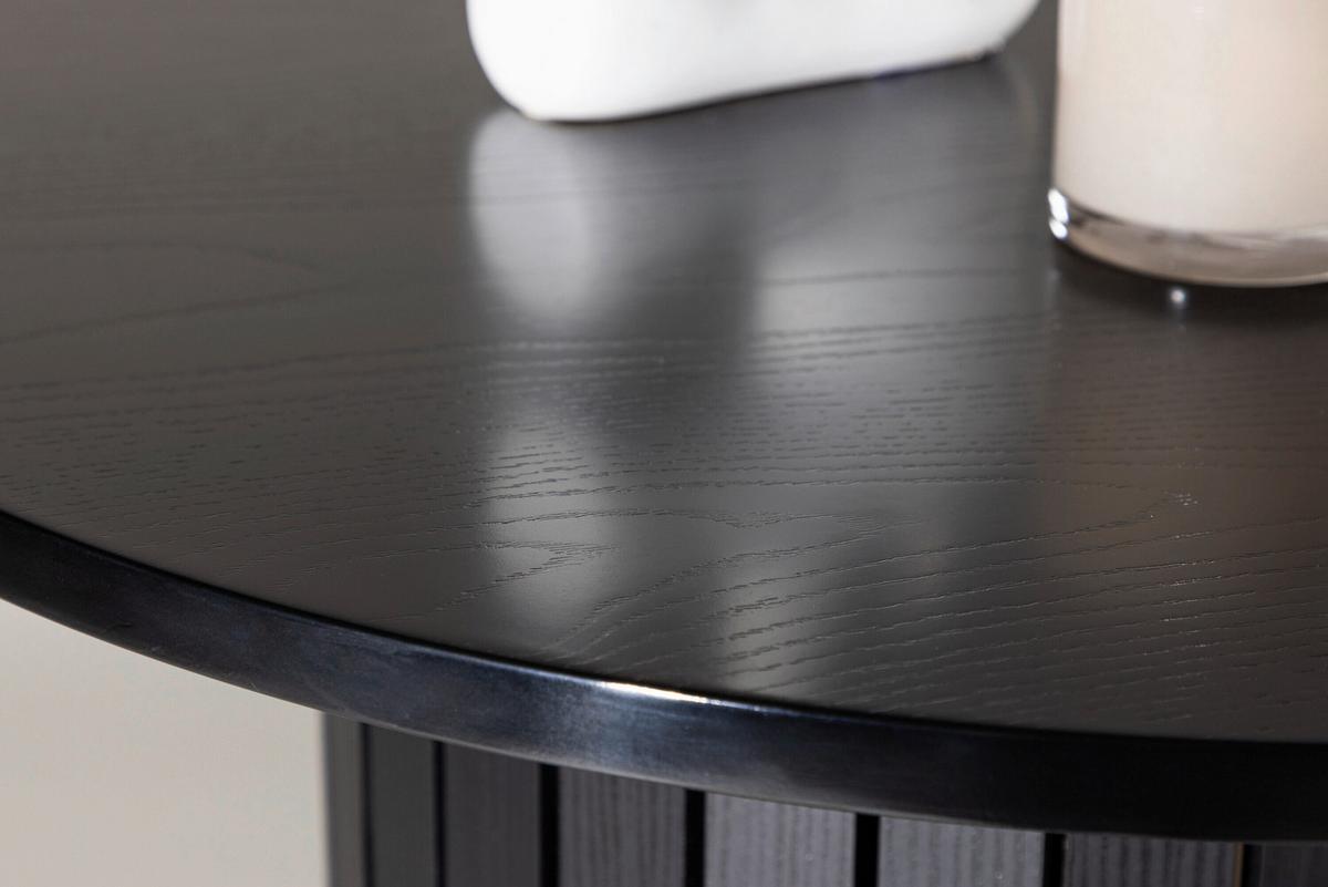 Bartisch Härön Schwarz L: 70 Cm - Schwarz, MODERN, Holz/Metall (70cm) - Livetastic