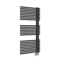 Handtuchheizkörper Wien Bxl 60x113,2 Cm Gerade - Schwarz, Basics, Metall (60/113,2cm) - Sanotechnik