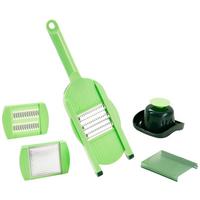 Küchenhelfer-Set Nicer Dicer Speed Light 5 -teilig. - Grün, Basics, Kunststoff/Metall - Genius