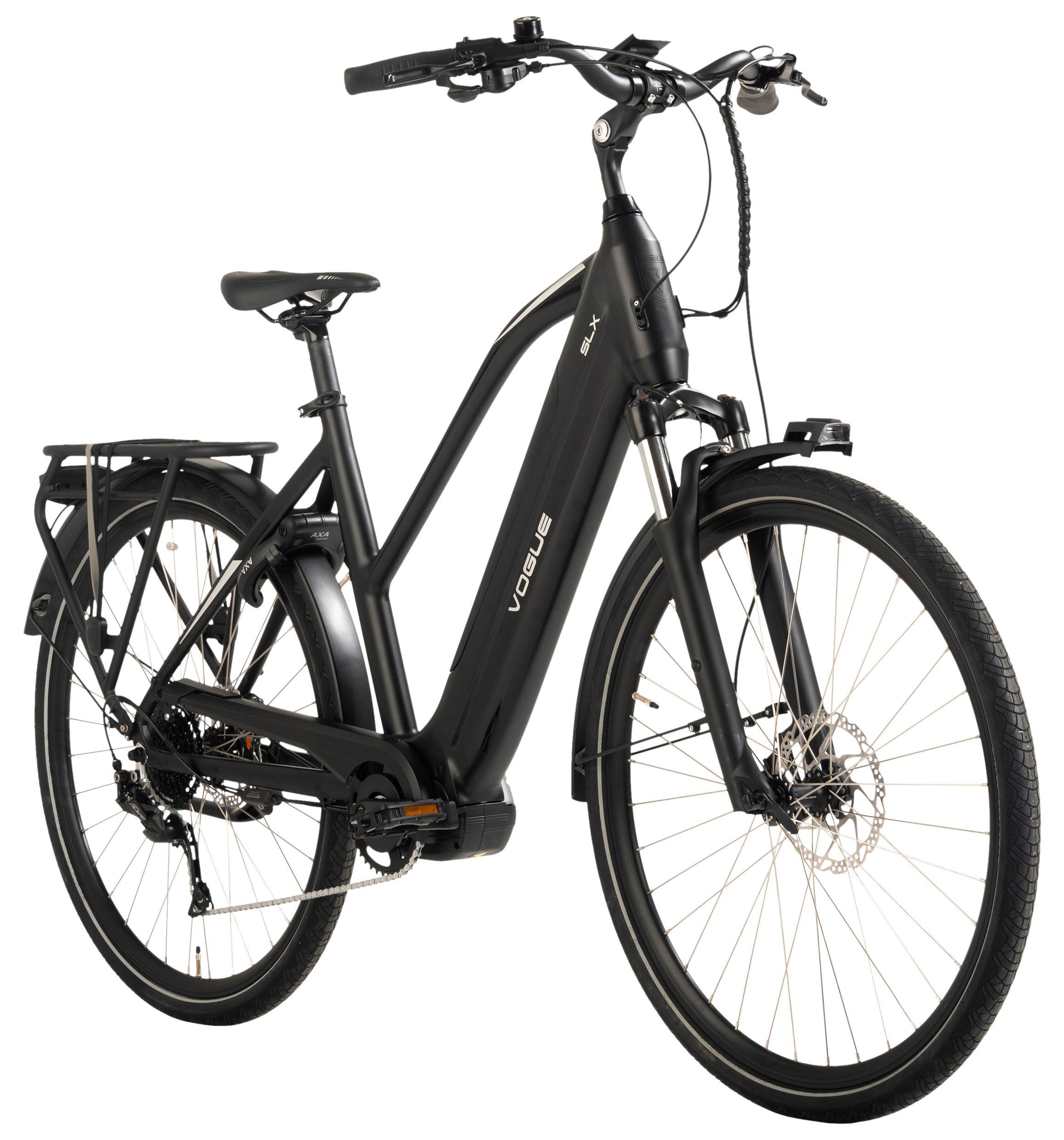 Elektrofahrrad Vogue Schwarz/Blau - Blau/Schwarz, Basics, Metall (180/70/100cm)