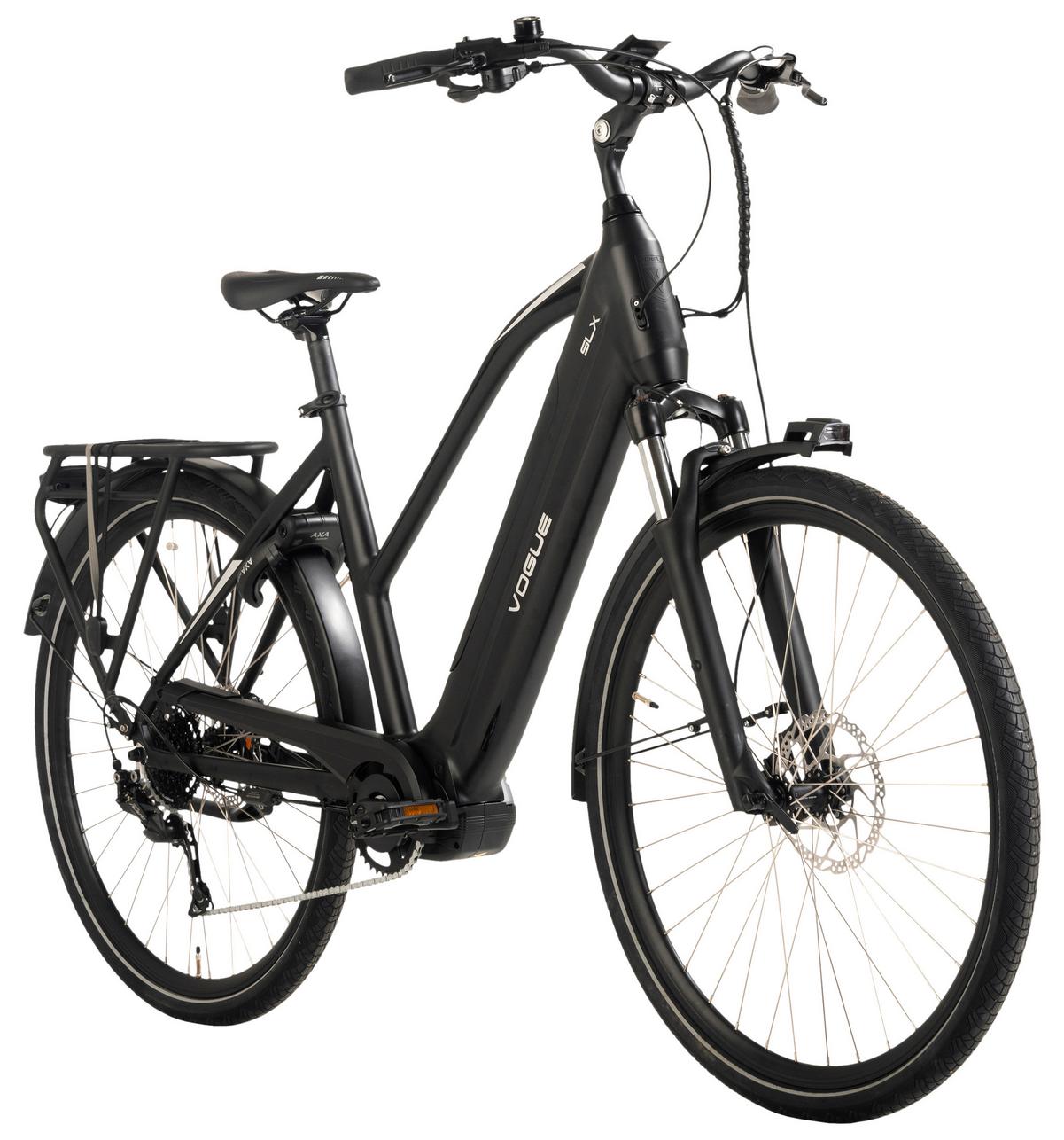 Elektrofahrrad Vogue Schwarz/Blau - Blau/Schwarz, Basics, Metall (180/70/100cm)
