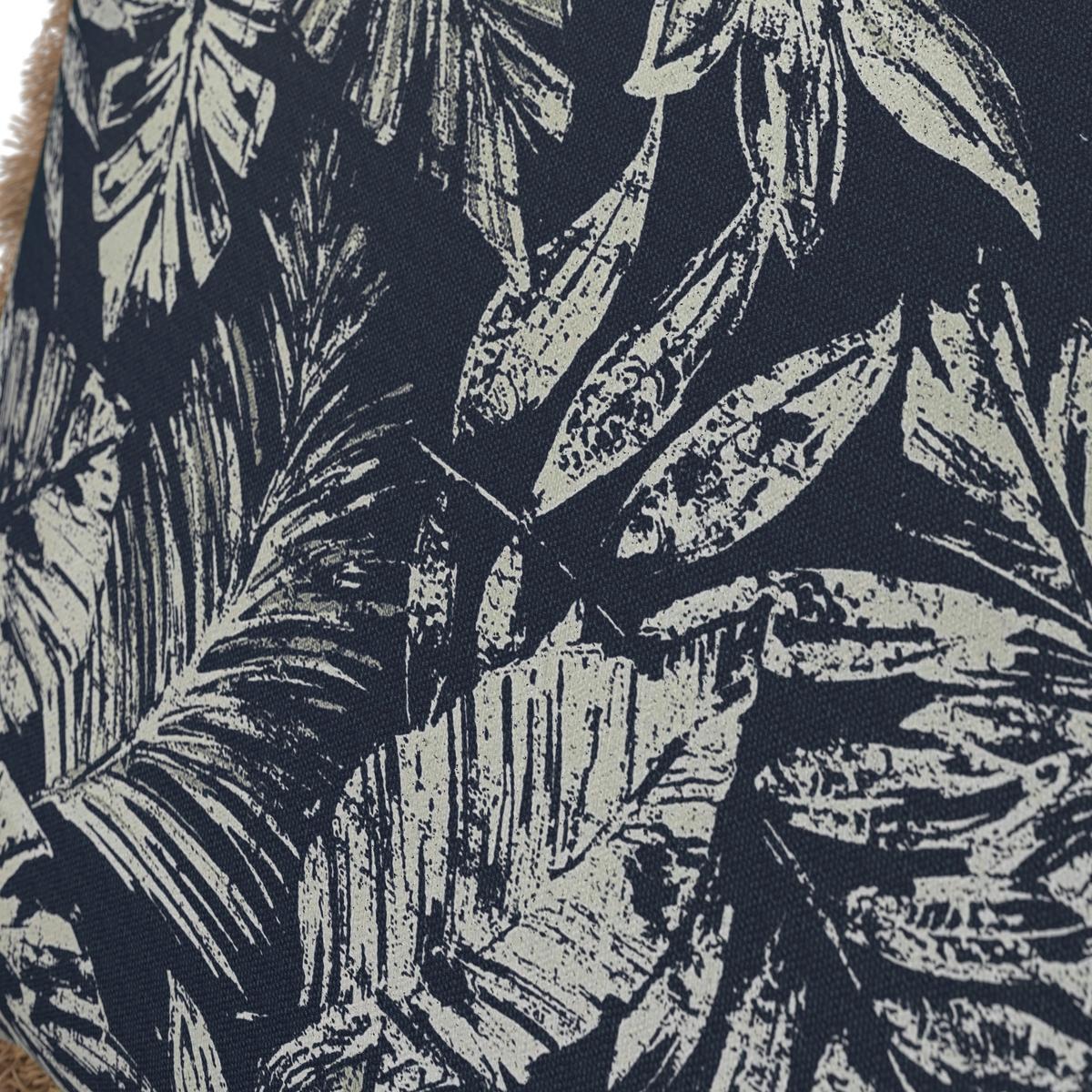 VENKOVNÍ POLŠTÁŘ NADIA - bílá/modrá, Moderní, textil (50/50/10cm) - Bessagi Garden