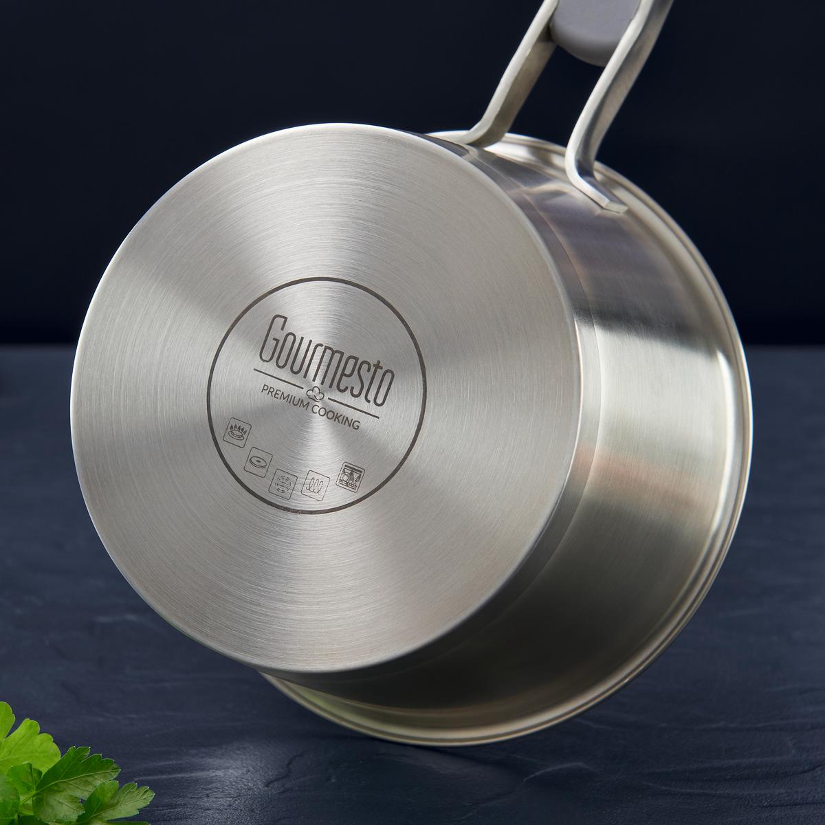 Rajnica Silver Line, 1,6l - číra/farba ušľachtilej ocele, Konventionell, kov/sklo (16/9,5cm) - Gourmesto