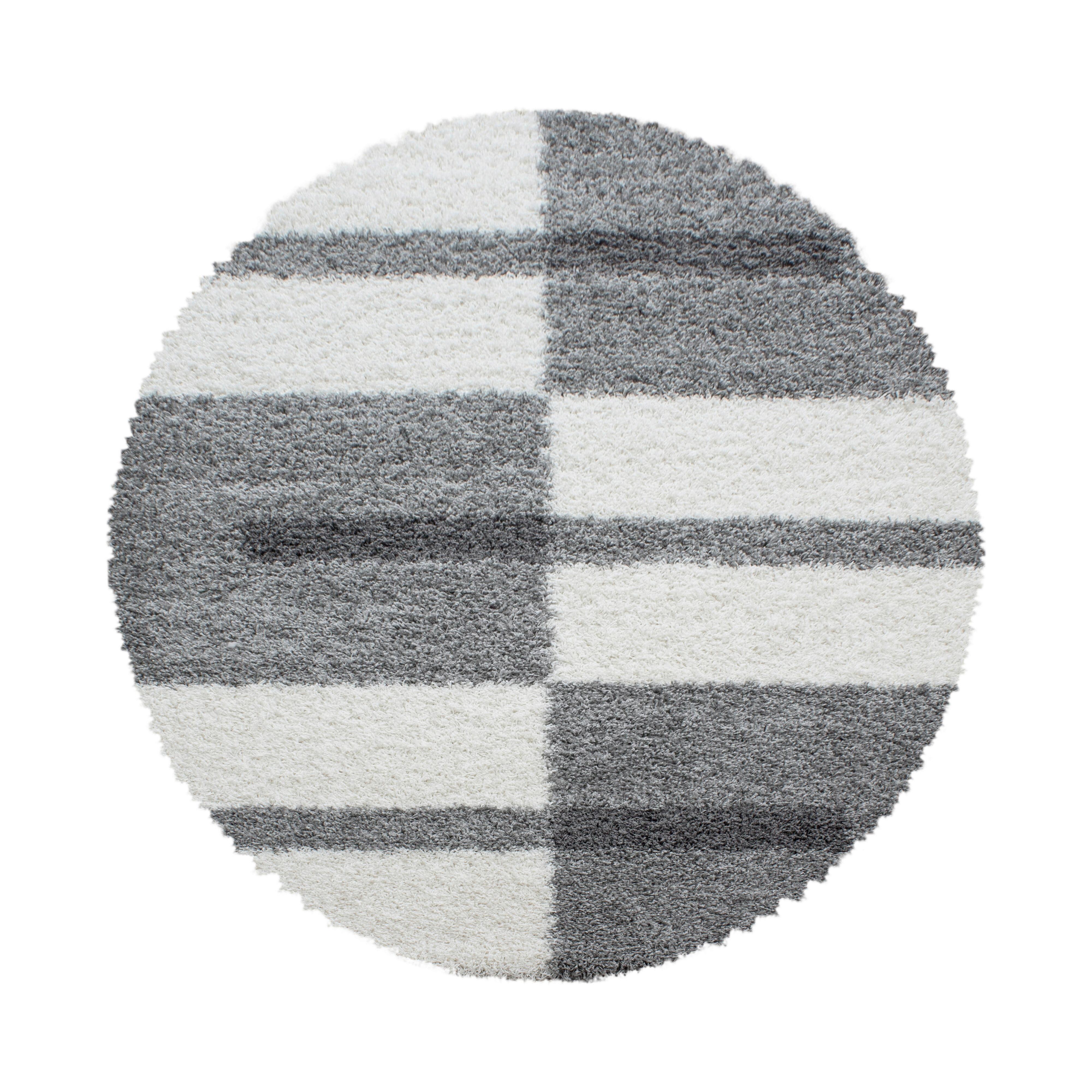 Hochflorteppich Gala - Hellgrau, Design, Textil (120cm) - Novel