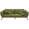 Veľká pohovka TRENDY, olivovozelená - olivovozelená/čierna, Modern, kompozitné drevo (260/93/124cm) - Premium Living