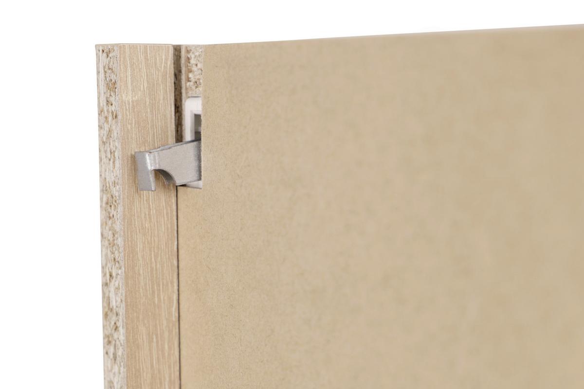 MINIKÜCHE Merle Grau/Eiche Dekor B:100cm - Eichefarben/Grau, Basics, Holzwerkstoff (100cm) - Respekta