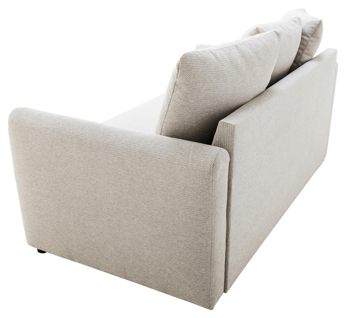 2-sitzer-sofa Aladin Beige - Beige/Schwarz, Basics, Textil (161,5/89/89cm) - P & B
