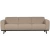3-Sitzer-Sofa Statement Beige B: 230cm - Beige, Design, Textil (230/77/93cm) - Livetastic