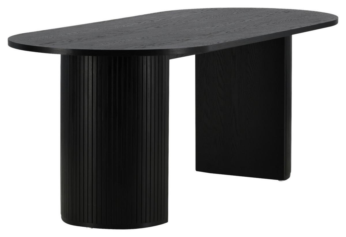 Esstisch Bianca - Schwarz, Design, Holz/Holzwerkstoff (200/90/75cm) - Livetastic