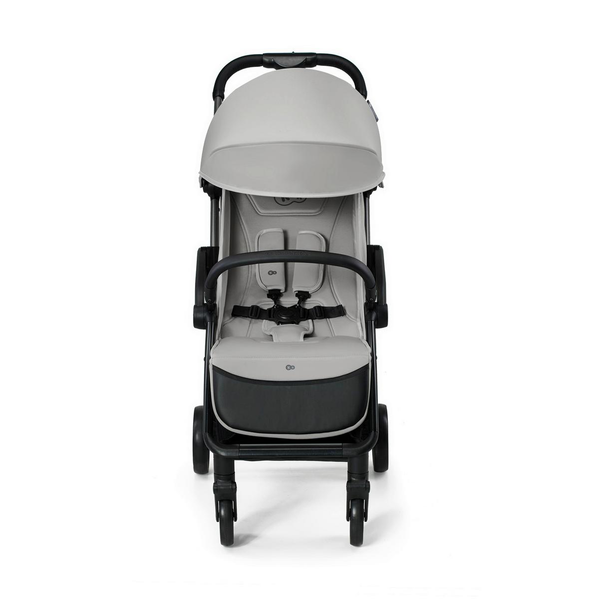 Buggy Apino Hellgrau, B/H/T: 47x99x93cm - Hellgrau/Schwarz, Basics (47/99/93cm) - Kinderkraft