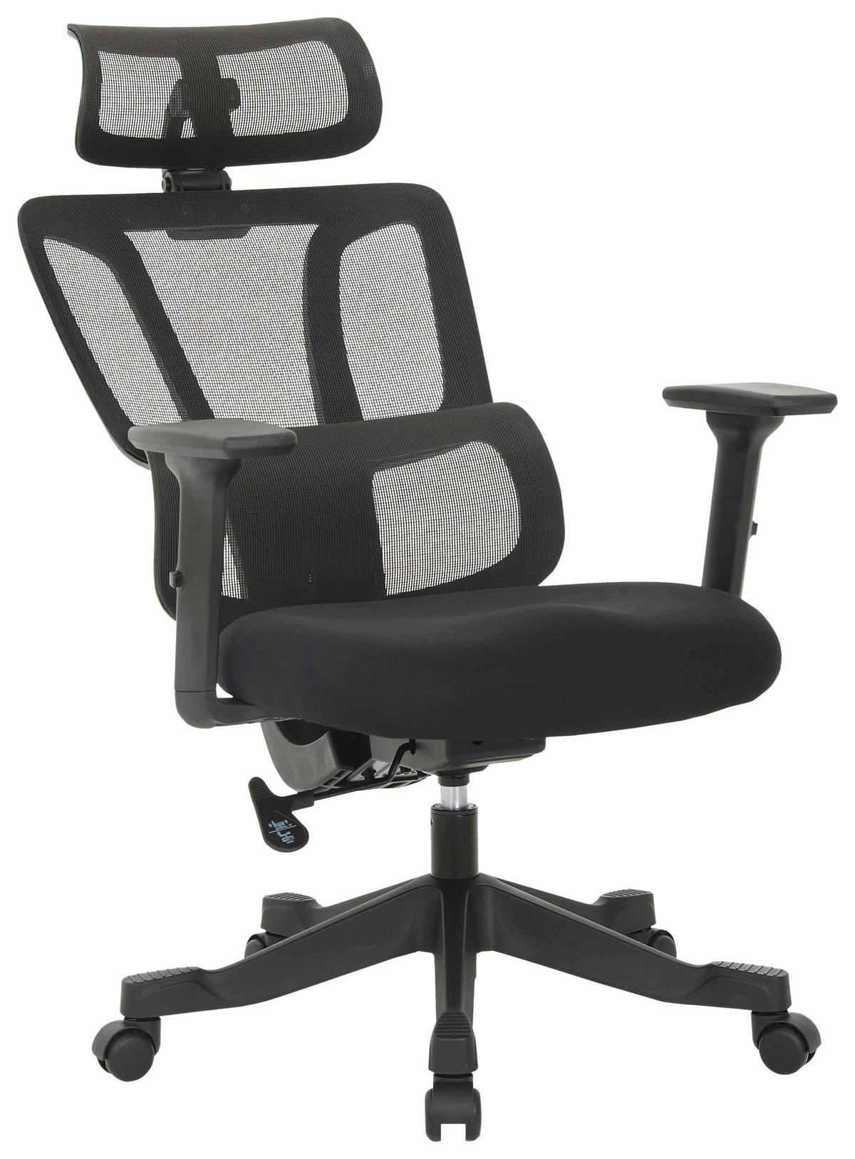 OTOČNÁ ŽIDLE NOEMI - černá, Design, kov/dřevo (65/122-130/62cm) - Mömax