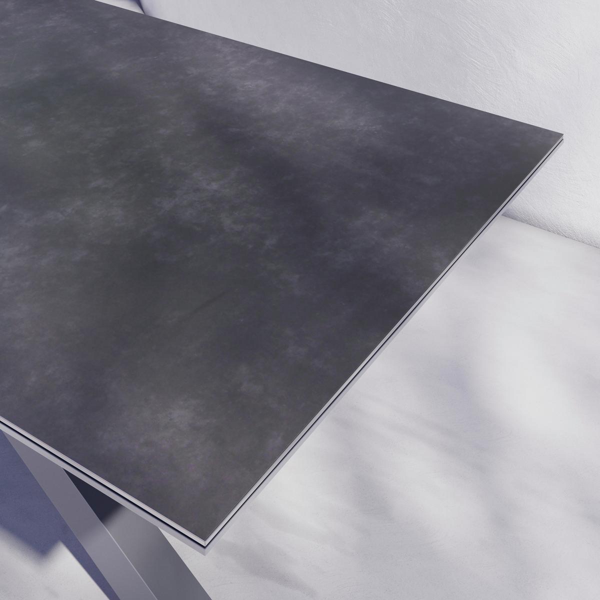 ZÁHRADNÝ STÔL MARBELLA - antracitová, Modern, kov/sklo (240/100/75cm) - Mömax