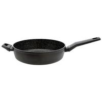 Schmorpfanne B/H/T: ca. 29/7,5/55,5 cm Aluminium - Schwarz, Basics, Metall (29/7,5/55,5cm)