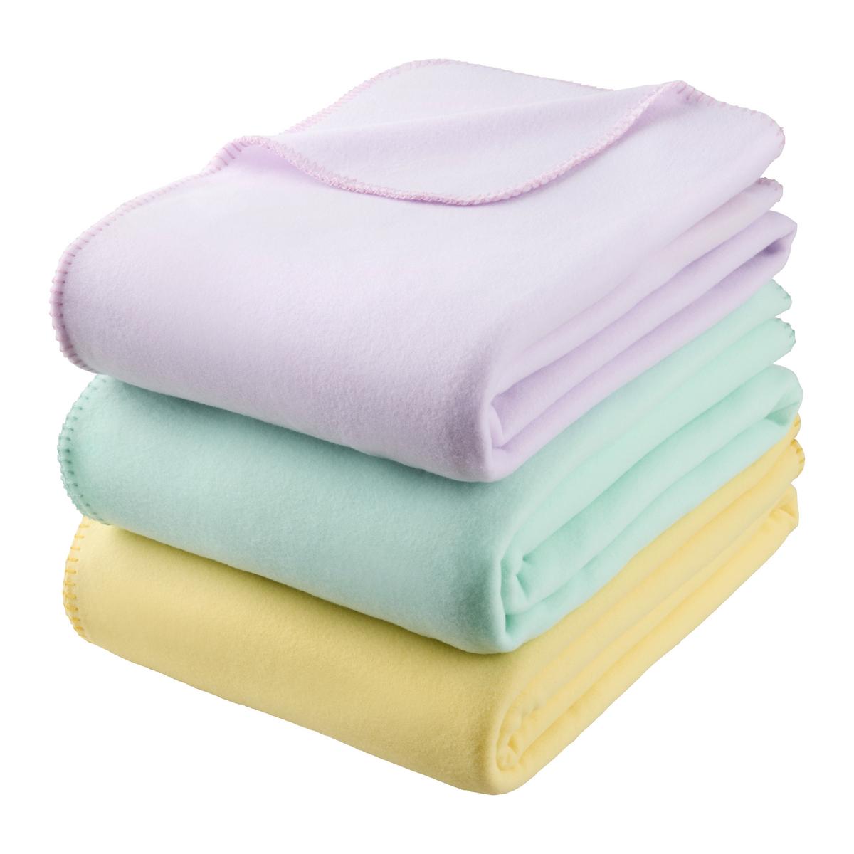 FLEECOVÁ DEKA LENI - žlutá, textil (130/170cm) - Mömax