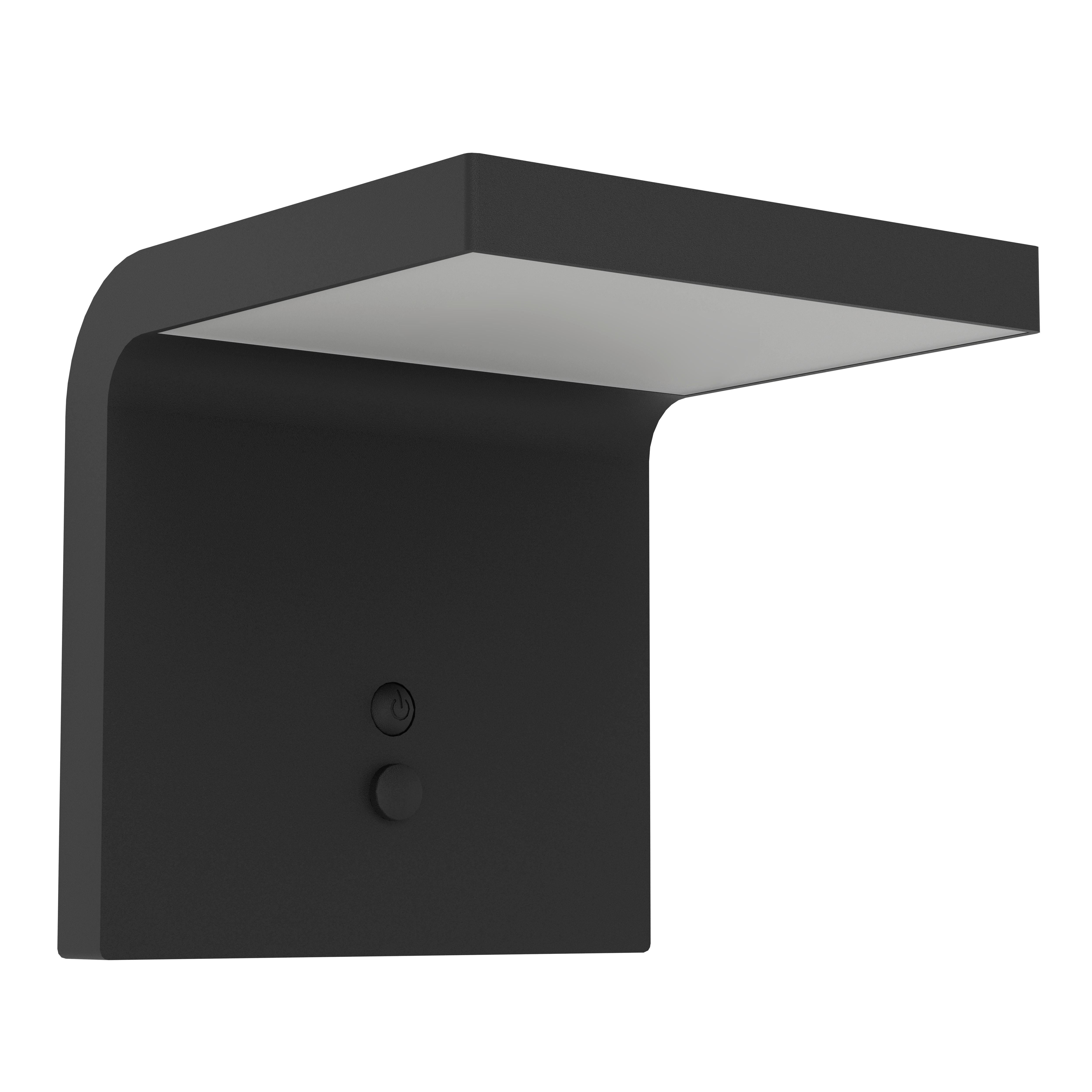Solarleuchte 901082 Spiante - Schwarz/Weiß, Basics, Kunststoff (14/14/14cm) - Eglo